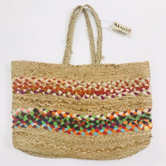 Large Magid Jute Tote - Picture 1 of 1